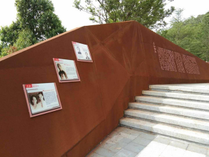 平坝耐候钢挡土墙